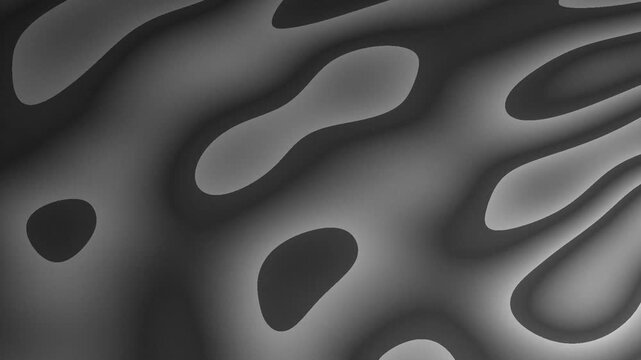 Abstract fluid swirl pattern in grayscale with smooth gradients