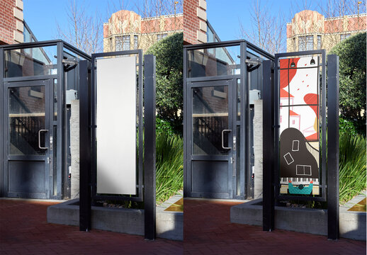 urban Info panel  Mockup in San Francisco