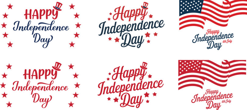 american flag with grunge effect Vector illustration