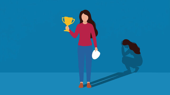 Imposter Syndrome: Woman's Success Hides Inner Sadness and Self-Doubt