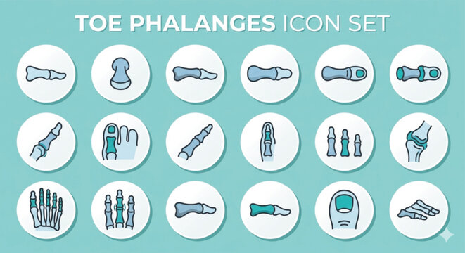 set of vector icons of easter eggs