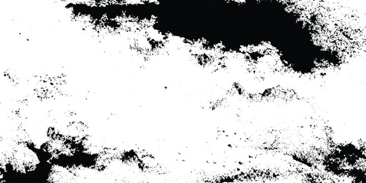 Grunge texture background with black and white abstract splatters and smudges for creative design projects