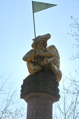 Jupitersäule am Tiroler Weiher bei Frankfurt © Fotolyse