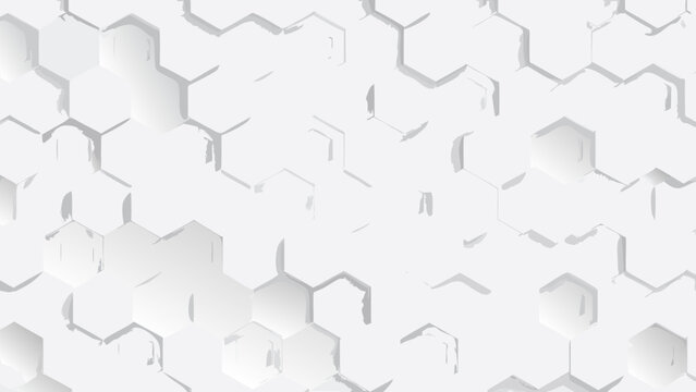 White hexagonal pattern featuring raised geometric shapes a clean and minimalist background texture abstract beige cellular close up