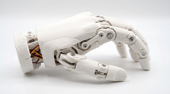 3D Printed Prosthetic Hand Component Medical Technology Biomedical Engineering Detail