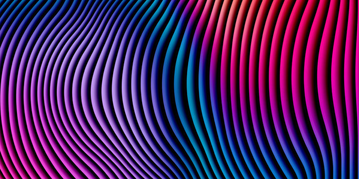 Abstract texture with flowing curved parallel lines gradient background