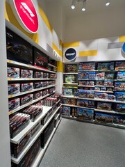 Naklejka premium Milan, Italy June 10, 2026 Lego F1 section