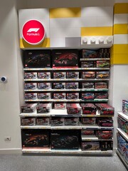 Naklejka premium Milan, Italy June 10, 2026 Lego F1 section