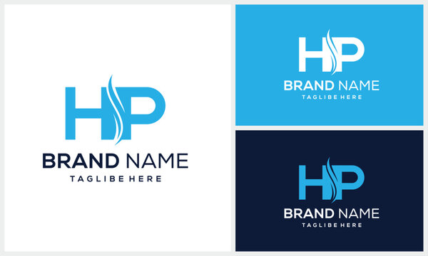 Abstract initial HSP for medical and business consulting logo design