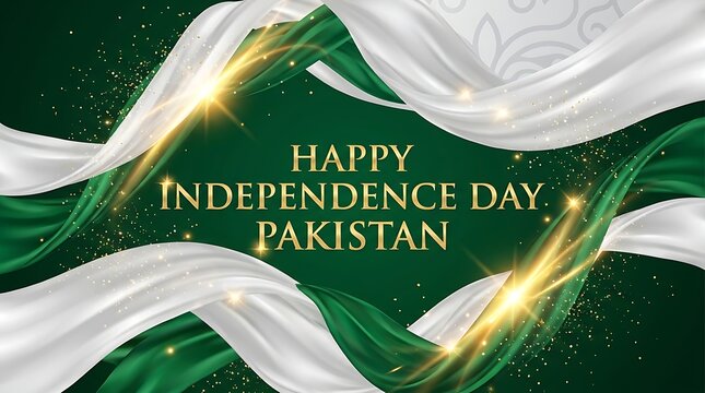 Happy independence day pakistan celebrating freedom and national pride