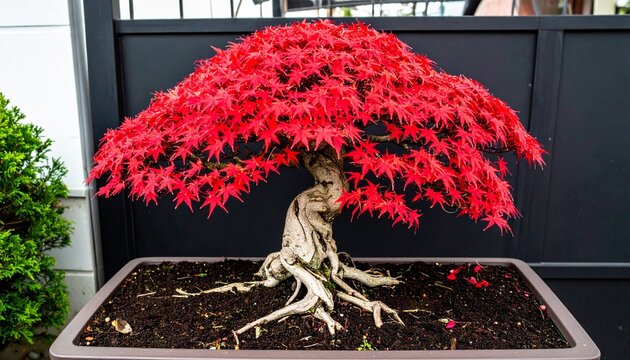 tree in a red hat