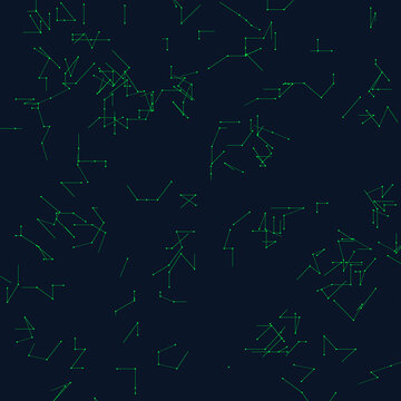 Seamless Circuit Board Pattern Green Black Tech Background