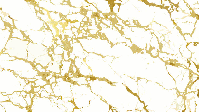 Gold veined marble pattern with white background a luxurious texture for design applications abstract aesthetic art