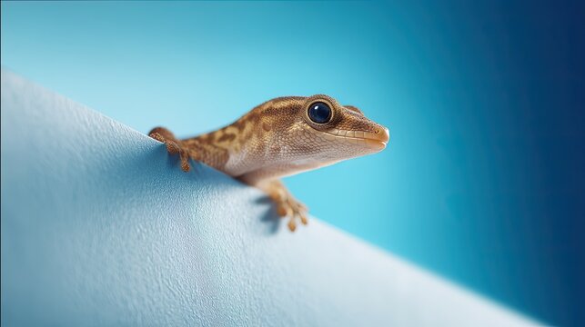Super macro, animal photography, super macro DSLR professional camera shooting, master real-life shooting, realism, realistic macro close ups of geckos, cute it is located on a clean