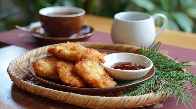 tempe goreng, fried tempe 