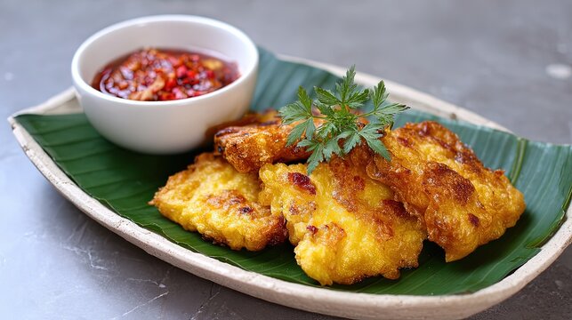 tempe goreng, fried tempe