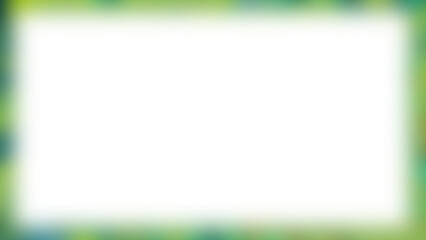 Black Frame Border with Green Yellow Glow Edge Element Transparent PNG © Bipudas