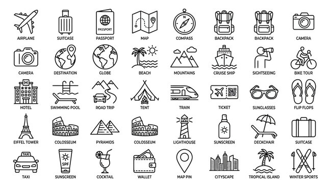 Travelers prepare for a road trip with luggage and maps to explore destinations.