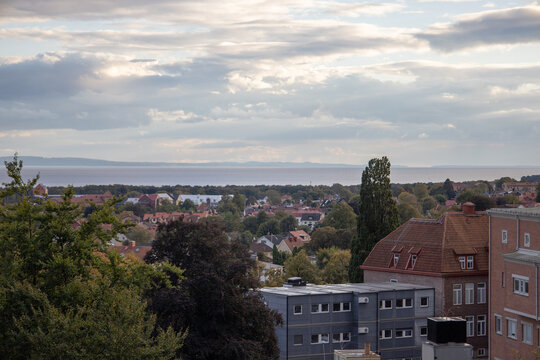 Autumn Landscape at Galgberget Park in Halmstad, Sweden