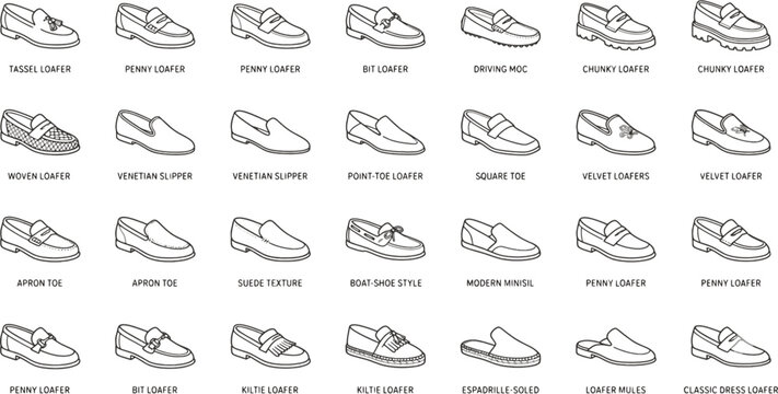 loafer shoe icon pack