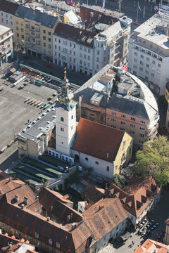 Parish Church of the Visitation of the Virgin Mary on Dolac in Zagreb, Croatia