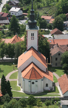Parish Church of St. Barbara in Vrapce, Zagreb, Croatia