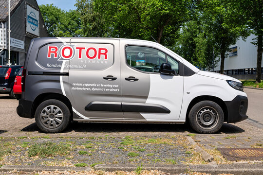 Alkmaar, Netherlands - May 30, 2026: Rotor Opel Combo van
