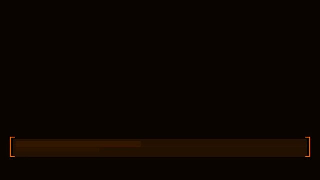 Orang Lower Third Double Bracket No Text Animation