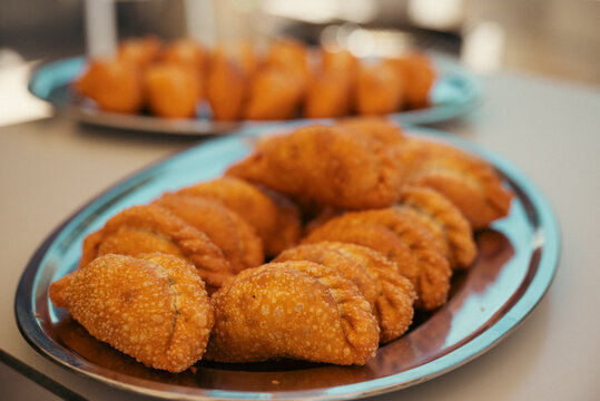 Empanadas argentinas hechas en el disco
