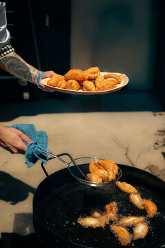 Empanadas argentinas hechas en el disco