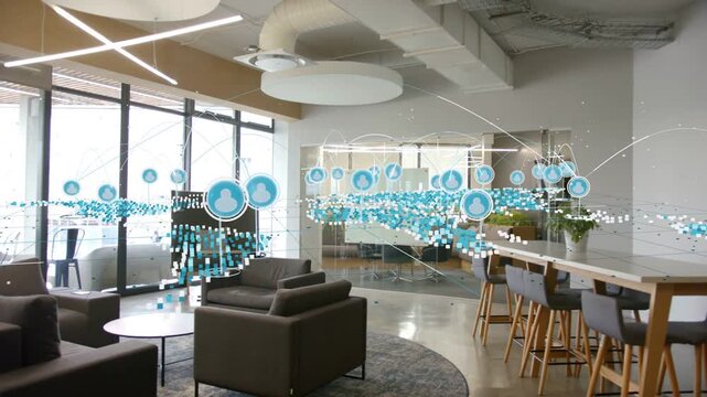 Cyan line appearing near window, AR particle stream growing and nodes connecting to show network