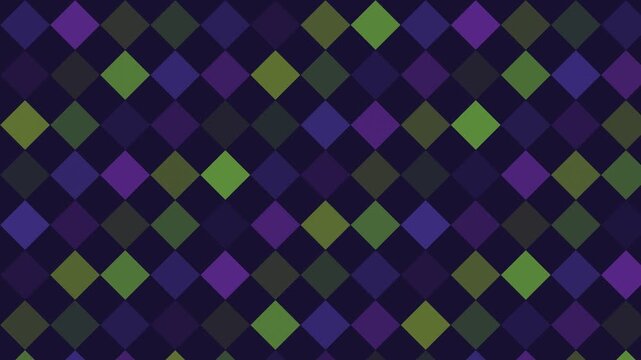 Animated Dark Rich diamond geometric pattern background shifting loop