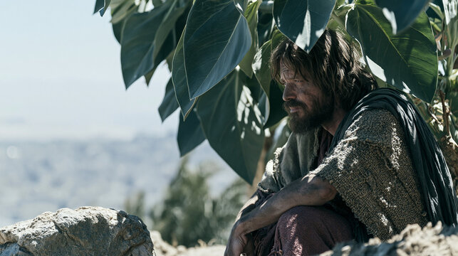 Prophet Jonah (Yonah) in the Wilderness of Nineveh: A Visual Exploration of Mercy, Prophecy, and Human Frailty