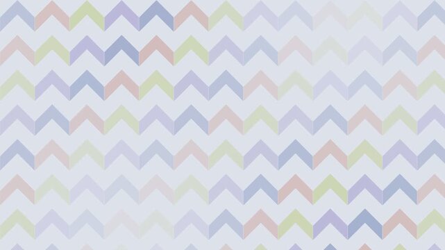 Soft Pastel chevron geometric pattern rippling loop