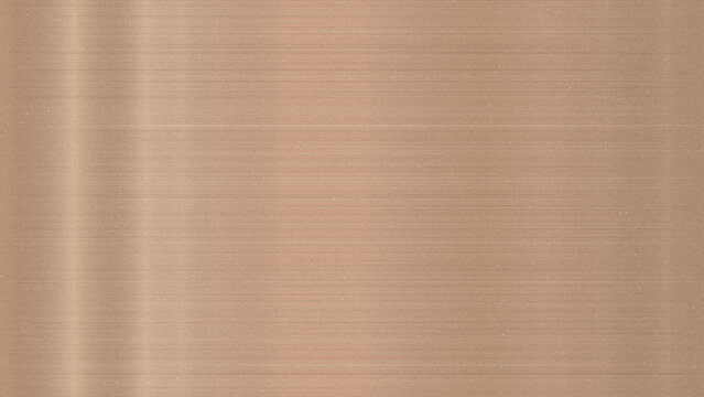 Brushed copper metal with faint horizontal lines.