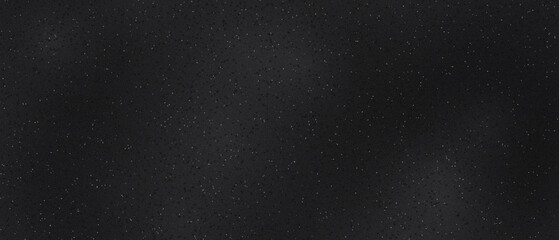 Fototapeta premium Dark abstract background with white scattered particles.