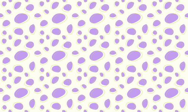 High resolution seamless abstract organic dots pattern, lavender and green shapes background.