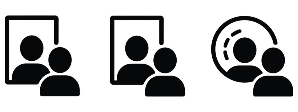 Mirror Looking Icon Featuring A Person Standing In Front Of A Reflection For Self Awareness, Personal Care, Grooming, Identity And Daily Routine Concepts.