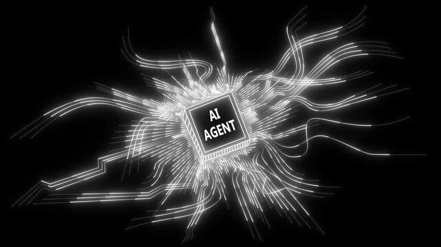 neon Ai Hi-tech digital hud technology innovation futuristic circuit Abstract design. AI artificial intelligence. Modern micro chip design network connection  data deep machine learning Cyberspace .