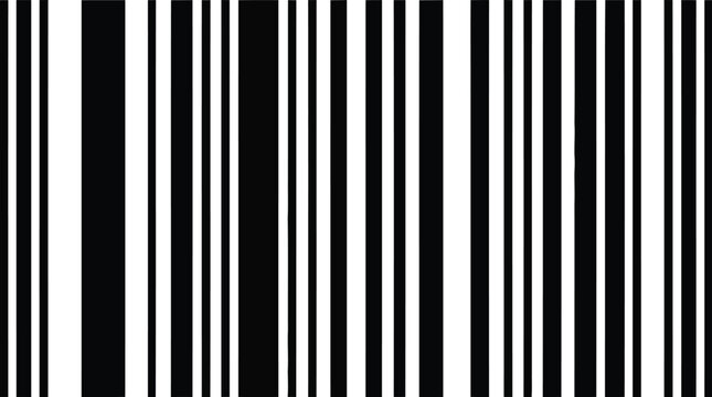 Barcode illustration set, generic scanning code symbols isolated on white background for retail and inventory design.