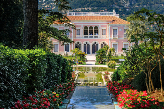 Historic Villa Ephrussi de Rothschild and gardens, Saint Jean Cap Ferrat, France
