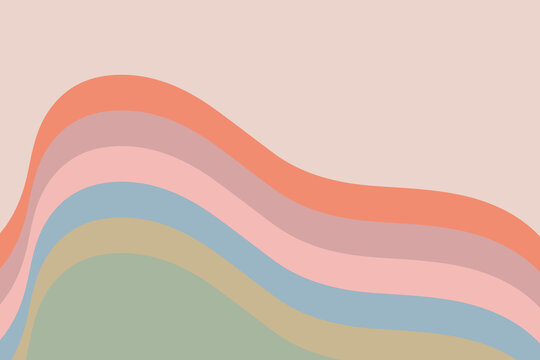 Abstract minimalist web banners set with solid pastel colors modern UI web layouts and fluid section dividers