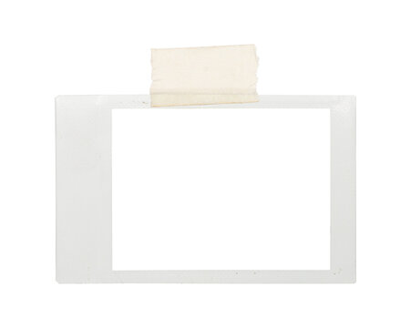 blank vintage photo frame. png isolated on transparent background