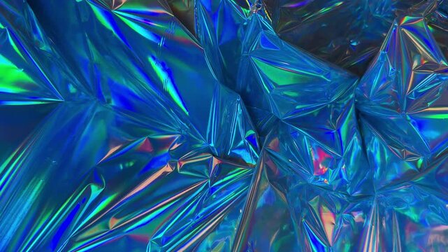 Holographic foil texture background