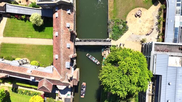 River Cam Punting 4K Aerial Drone Footage