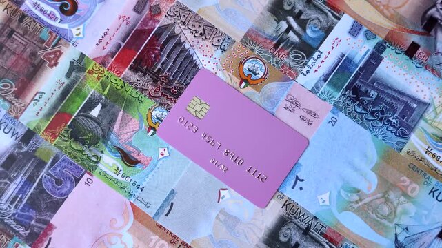 A credit card for contactless cashless payments via a terminal or online. A credit card for a financial background