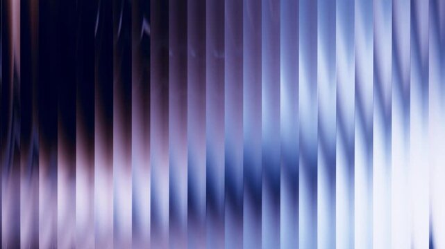 Abstract dark metallic wave loop with blue and rose gold chrome reflections