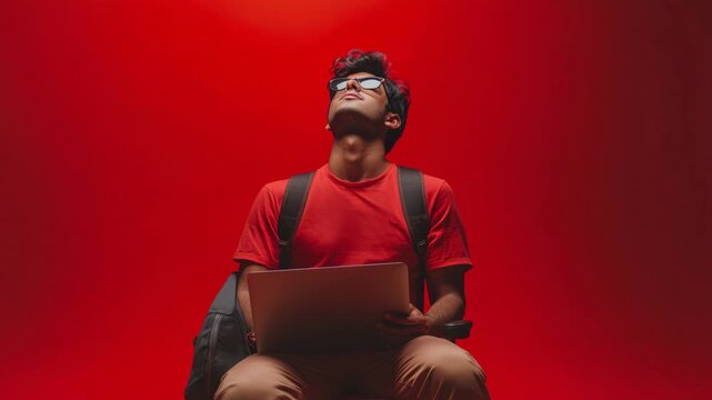 Student Focused on Homework