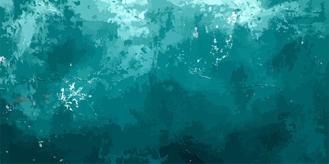 Abstract Blue Grunge Background with Underwater Ocean Texture Vintage Paint Effect and Weathered Paper Surface for Artistic Sea Wallpaper Design © Sakib