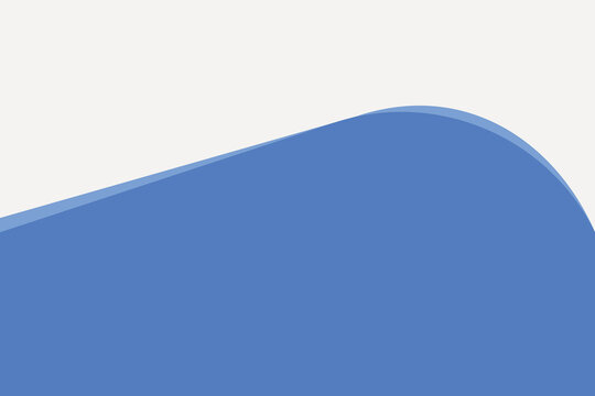 Abstract blue wave design border vector